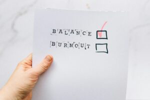 how to recover from burnout